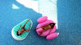 Yoga Lesbian Threesome . Natalia Starr