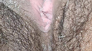 The village woman is showing her large pussy
