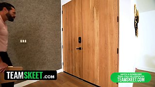 Adorable laTina Babysitter hazel heart\u2019s creepiest job yet! tricked by a client - mybabysittersclub