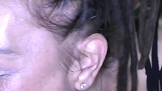 Ebony Babe Violette Love Debut Bukkake