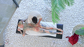 The Masseur Knows How to Give a Complete Service