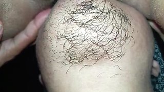 Stepmom with big tits gets wild oral sex on all fours and moans loudly