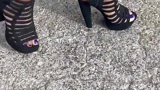 Walking Around Desperate for a Pee Pissing My Pants