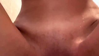 Amateur shower and masturbation