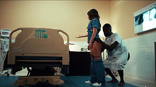 Nurse BBC Facefucked - Time Stop Interracial Freeze Porn