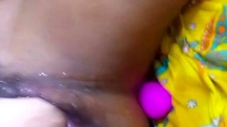 African Girlfriend cums a lot for me