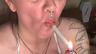 Chery Trees Smoking in a Bikini