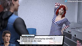 Dominatrix makes her cheating boyfriend worship her feet in Pandora's cell