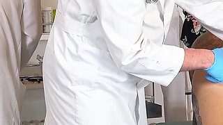 Chubby Mature Pornstar Jarushka Ross Stripped and Examined