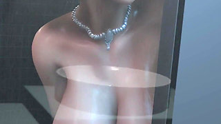 3D Horny Slut Mature MILF Naked Her Huge Ass Cheating with Big Dick