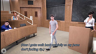 My Hot Teacher Strokes My Dick in Front of the Whole Class and Then I Lick Her