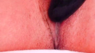 Asian teen loves playing her pussy with vibrator alone