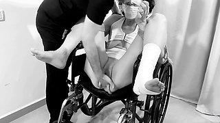 Pussy slapping, dominant man, bdsm pussy slapping