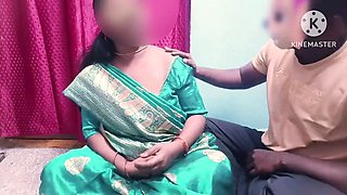 Step sister gave a great blow for her step brother when no one at home and take his cum on her tits - full tamil audio