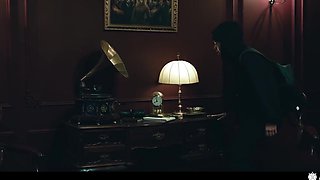 Mind Control, Milan Cheek And Steve Q - Female Thief Freeuse By Homeowner - Time Stop Freeze Fetish With Hot Brunette