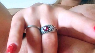 Amateur blond girl with big boobs getting fucked