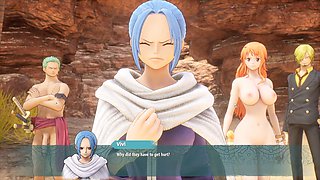 Luffy gets steamy with Nami in this one piece fantasy