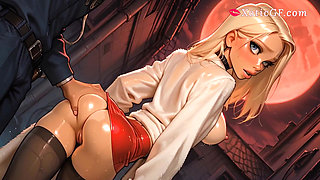 Police Officer Rough Anal with a Whore from the Street (AI Generated)