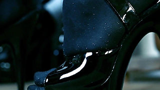 Harsh Tongue Play! Destroying Your Tongue with My Heels. Kink Hurting Men