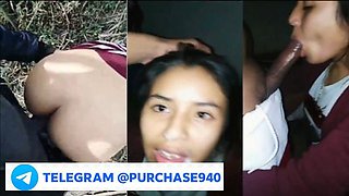 New Instagram Viral Hot outdoor desi xxx scene of a GF getting cum facialized