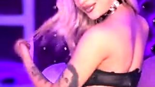 Emo teen Becka solo webcam masturbation