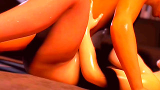 Doggay style faking woman wife   carton video desi
