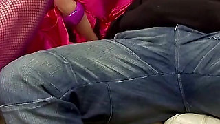 Tattooed Bull Hammers Two Horny Asian Fake-tit Sluts in Threesome Frenzy!