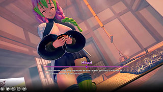 My Hentai Fantasy - Waking Up Next to Mitsuri Kanroji's Huge Tits from Demon Slayer: Kimetsu no Yaiba