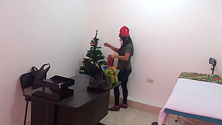 Latina Nurse Has a Super Christmas Full of Passion and Sexual Fantasies