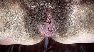 Hot Stepmom Plays with Her Dirty and Hairy Close-up