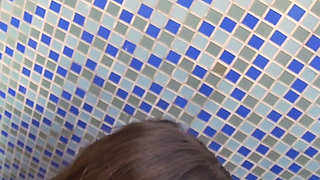 Outdoor Shower FFM, Two Mouths and a Golden Shower
