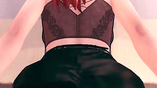 MILF Stepmom Help to Her Stepson to Cum Twice