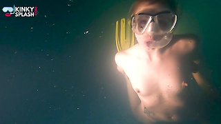 Naked Snorkel Night Slut Underwater Play