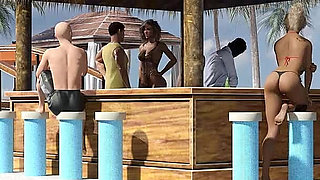 Tacos: Cuck Hubby Watches His Wife Spreading Legs and Giving Pussy on the Pool Bar - Episode 88