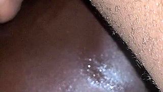 Horny African Foreplay Teen Loves to Get Wet by the Feeling of Soft Cock Rubbing Her Oiled Pussy