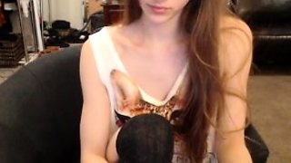 Cute blonde amateur webcam teen masturbating