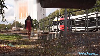 Public agent - french milf with sexy arse and large natural tits