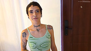Alina Svetlana Meets the Challenge and Convinces a Stranger to Make a Porn Video