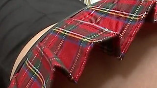 Hot brunette anal fuck with the boss