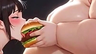 SSBBW Feederism: Humiliating and Fattening Her Skinny Slave