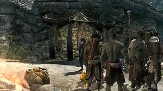 Skyrim 3D Game Sex - Caitlyn Punished By Orc