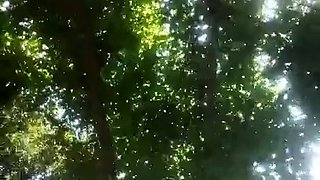Amateur travesty outdoor solo