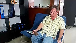 Office Secretary Regina Noir Blowjob and Pussy Fuck - Boss Dominates Employee in Hot Sex Scene