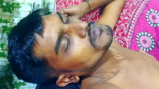 Desi hot young Sasu Maa and Damat they had sex together when his daughter was not home.
