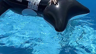 Filmed Lexi Montana Is Having Fun in Outdoor Pool!