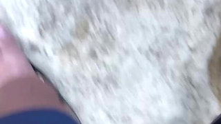 My Stepsister Gets Really Horny and Ask Me to Fuck Her in the River