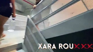 Hairy Latina Stepmom & Pregnant Stepdaughter Flirt With Uber Driver & Show Off Big Ass in Supermarket
