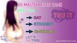 Jerk Off Instructions Masterbation Game Are You Heterosexual Bum chum or Bi-curious
