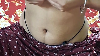 Cleandesibhabhi oiling his pussy for taking bbc