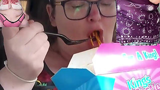 SSBBW Indulges in a Tasty Treat